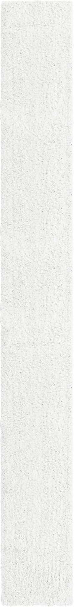 Snow White 2' 6 x 19' 8 Everyday Shag Runner Area Rug Thick Soft Touch Fluffy & Plush Shaggy Pile 100% Polypropylene With Cotton Backing Durable  Carpet for Sale at Rug Engine