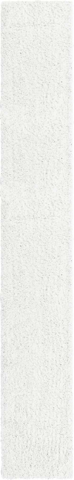 Snow White 2' 6 x 16' 5 Everyday Shag Runner Area Rug Thick Soft Touch Fluffy & Plush Shaggy Pile 100% Polypropylene With Cotton Backing Durable  Carpet for Sale at Rug Engine