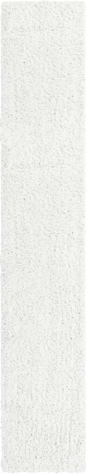 Snow White 2' 6 x 13' Everyday Shag Runner Area Rug Thick Soft Touch Fluffy & Plush Shaggy Pile 100% Polypropylene With Cotton Backing Durable  Carpet for Sale at Rug Engine