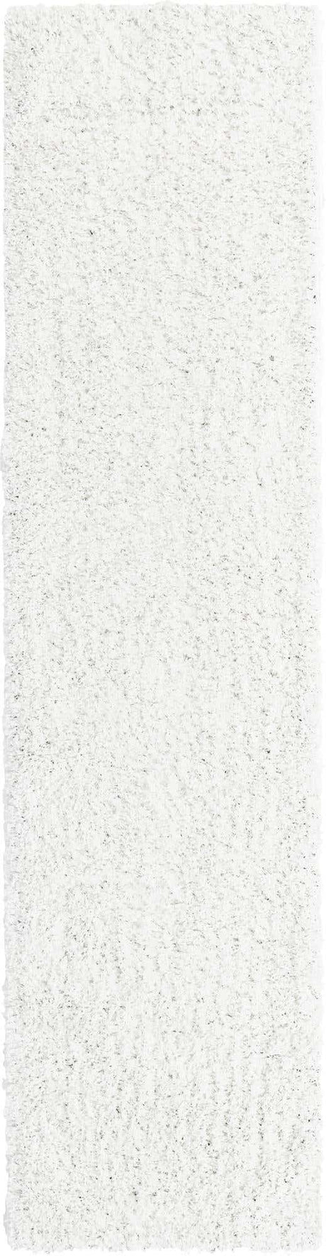 Snow White 2' 6 x 10' Everyday Shag Runner Area Rug Thick Soft Touch Fluffy & Plush Shaggy Pile 100% Polypropylene With Cotton Backing Durable  Carpet for Sale at Rug Engine
