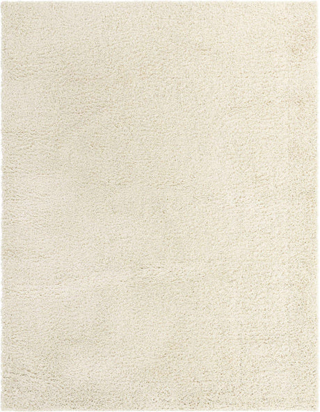 Ivory 10' x 13' Everyday Shag Rectangle Area Rug Thick Soft Touch Fluffy & Plush Shaggy Pile 100% Polypropylene With Cotton Backing Durable  Carpet for Sale at Rug Engine