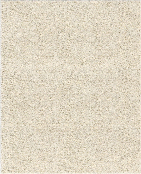 Ivory 8' x 10' Everyday Shag Rectangle Area Rug Thick Soft Touch Fluffy & Plush Shaggy Pile 100% Polypropylene With Cotton Backing Durable  Carpet for Sale at Rug Engine