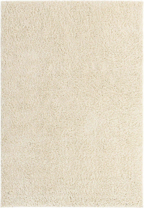 Ivory 7' x 10' Everyday Shag Rectangle Area Rug Thick Soft Touch Fluffy & Plush Shaggy Pile 100% Polypropylene With Cotton Backing Durable  Carpet for Sale at Rug Engine