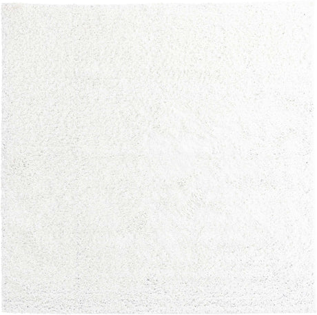 Ivory 7' 10 x 7' 10 Everyday Shag Square Area Rug Thick Soft Touch Fluffy & Plush Shaggy Pile 100% Polypropylene With Cotton Backing Durable  Carpet for Sale at Rug Engine