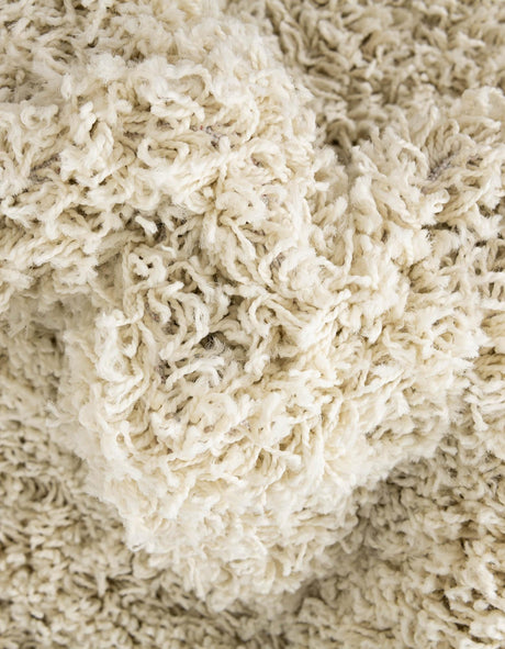Ivory 7' 10 x 7' 10 Everyday Shag Octagon Area Rug Thick Soft Touch Fluffy & Plush Shaggy Pile 100% Polypropylene With Cotton Backing Durable  Carpet for Sale at Rug Engine