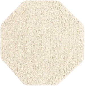 Ivory 6' x 6' Everyday Shag Octagon Area Rug Thick Soft Touch Fluffy & Plush Shaggy Pile 100% Polypropylene With Cotton Backing Durable  Carpet for Sale at Rug Engine