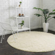 Ivory 7' x 7' Everyday Shag Round Area Rug Thick Soft Touch Fluffy & Plush Shaggy Pile 100% Polypropylene With Cotton Backing Durable  Carpet for Sale at Rug Engine