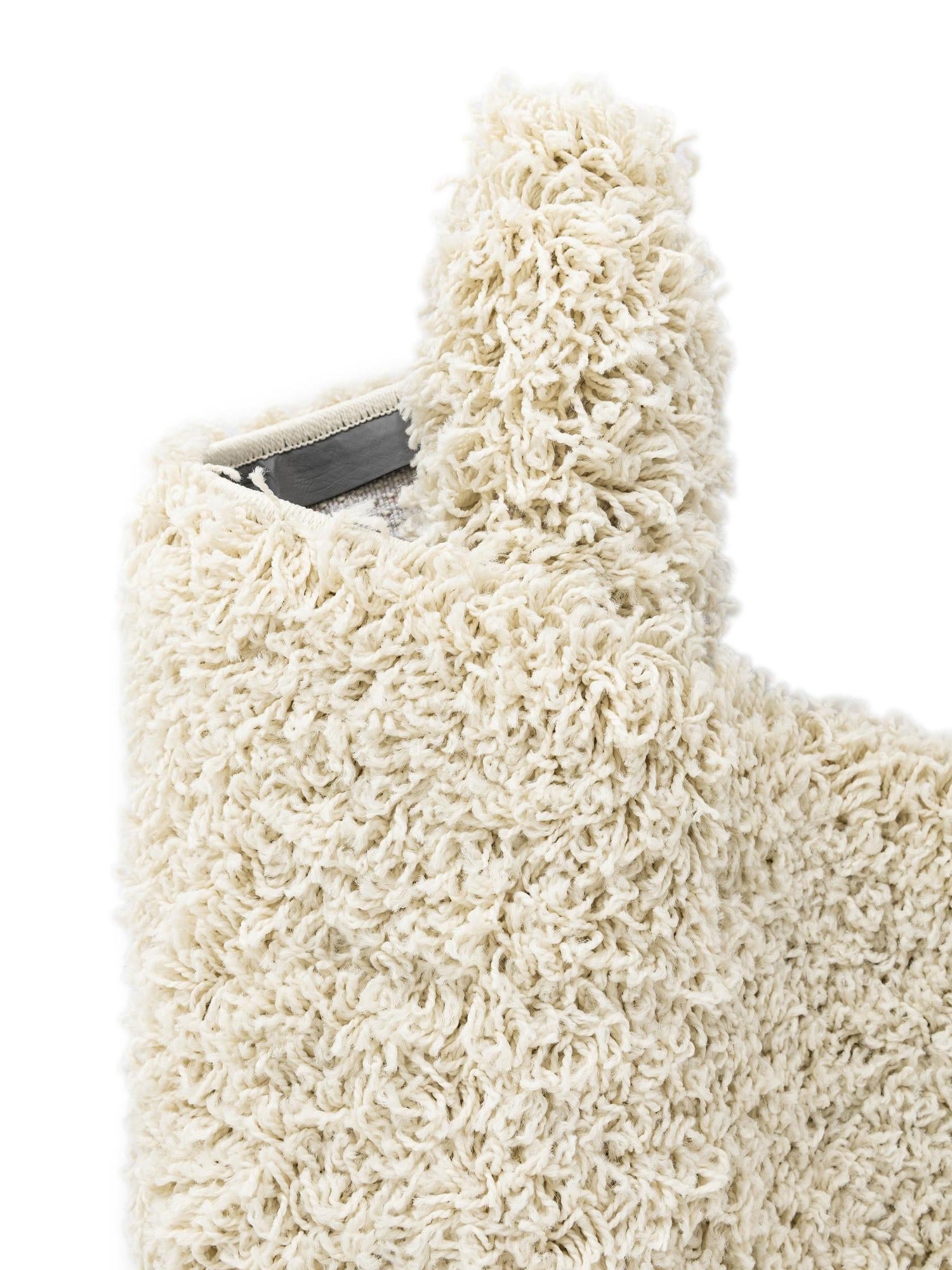 Ivory 4' x 4' Everyday Shag Round Area Rug Thick Soft Touch Fluffy & Plush Shaggy Pile 100% Polypropylene With Cotton Backing Durable  Carpet for Sale at Rug Engine