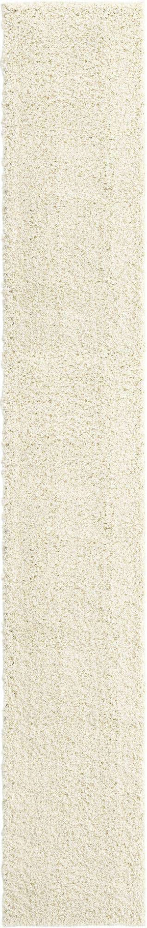 Ivory 2' 6 x 16' 5 Everyday Shag Runner Area Rug Thick Soft Touch Fluffy & Plush Shaggy Pile 100% Polypropylene With Cotton Backing Durable  Carpet for Sale at Rug Engine