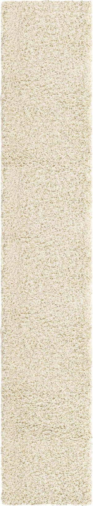 Ivory 2' 6 x 13' Everyday Shag Runner Area Rug Thick Soft Touch Fluffy & Plush Shaggy Pile 100% Polypropylene With Cotton Backing Durable  Carpet for Sale at Rug Engine