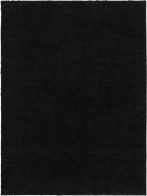 Black 10' x 13' Everyday Shag Rectangle Area Rug Thick Soft Touch Fluffy & Plush Shaggy Pile 100% Polypropylene With Cotton Backing Durable  Carpet for Sale at Rug Engine