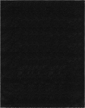 Black 8' x 10' Everyday Shag Rectangle Area Rug Thick Soft Touch Fluffy & Plush Shaggy Pile 100% Polypropylene With Cotton Backing Durable  Carpet for Sale at Rug Engine