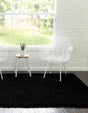 Black 10' x 13' 11 Everyday Shag Rectangle Area Rug Thick Soft Touch Fluffy & Plush Shaggy Pile 100% Polypropylene With Cotton Backing Durable  Carpet for Sale at Rug Engine
