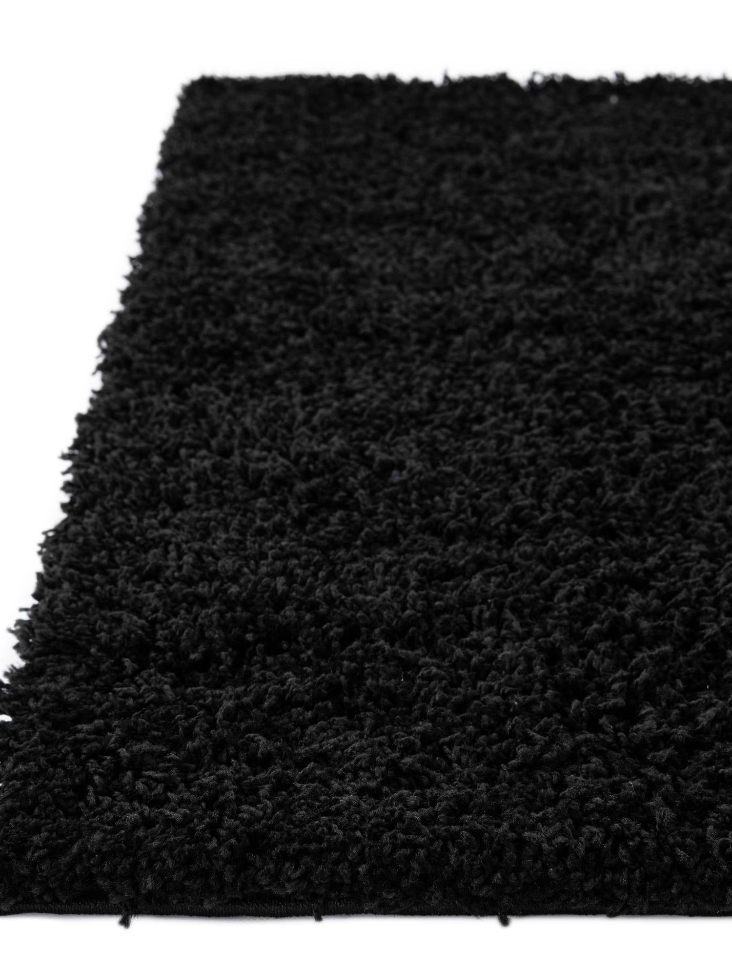 Black 5' x 5' Everyday Shag Square Area Rug Thick Soft Touch Fluffy & Plush Shaggy Pile 100% Polypropylene With Cotton Backing Durable  Carpet for Sale at Rug Engine