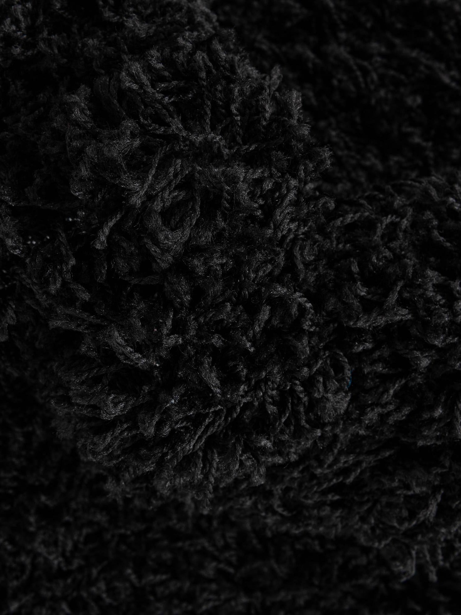 Black 5' x 5' Everyday Shag Square Area Rug Thick Soft Touch Fluffy & Plush Shaggy Pile 100% Polypropylene With Cotton Backing Durable  Carpet for Sale at Rug Engine