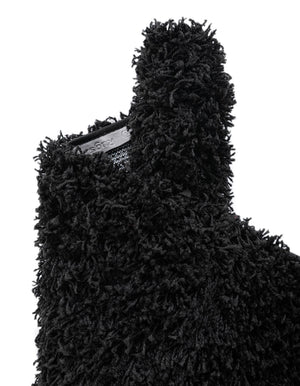 Black 5' x 5' Everyday Shag Square Area Rug Thick Soft Touch Fluffy & Plush Shaggy Pile 100% Polypropylene With Cotton Backing Durable  Carpet for Sale at Rug Engine