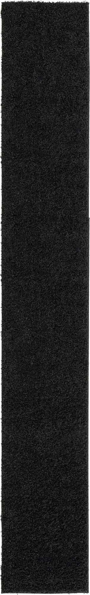 Black 2' 6 x 16' 5 Everyday Shag Runner Area Rug Thick Soft Touch Fluffy & Plush Shaggy Pile 100% Polypropylene With Cotton Backing Durable  Carpet for Sale at Rug Engine