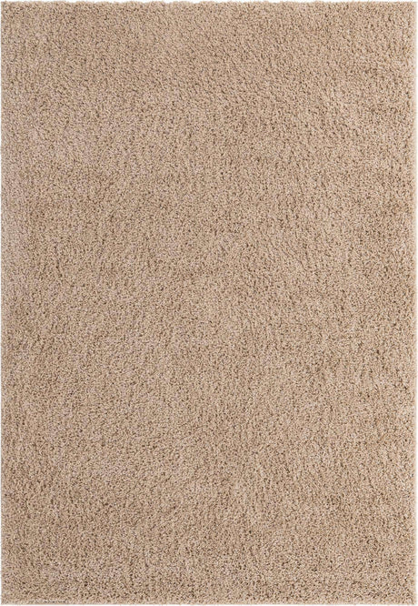Taupe 8' x 11' Everyday Shag Rectangle Area Rug Thick Soft Touch Fluffy & Plush Shaggy Pile 100% Polypropylene With Cotton Backing Durable  Carpet for Sale at Rug Engine