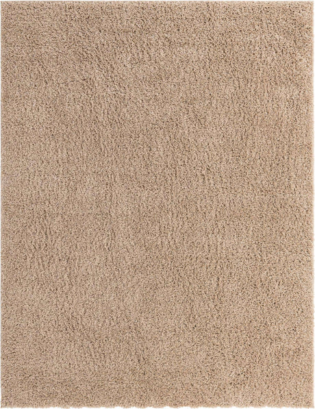 Taupe 8' x 10' Everyday Shag Rectangle Area Rug Thick Soft Touch Fluffy & Plush Shaggy Pile 100% Polypropylene With Cotton Backing Durable  Carpet for Sale at Rug Engine