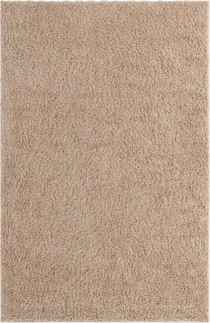 Taupe 7' x 10' Everyday Shag Rectangle Area Rug Thick Soft Touch Fluffy & Plush Shaggy Pile 100% Polypropylene With Cotton Backing Durable  Carpet for Sale at Rug Engine
