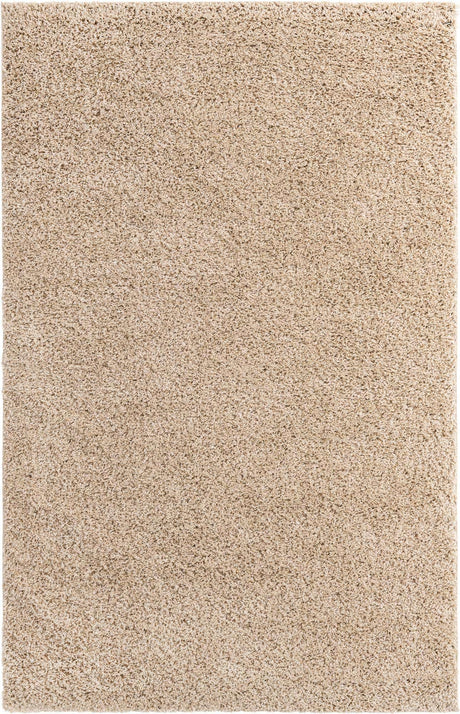 Taupe 6' x 9' Everyday Shag Rectangle Area Rug Thick Soft Touch Fluffy & Plush Shaggy Pile 100% Polypropylene With Cotton Backing Durable  Carpet for Sale at Rug Engine