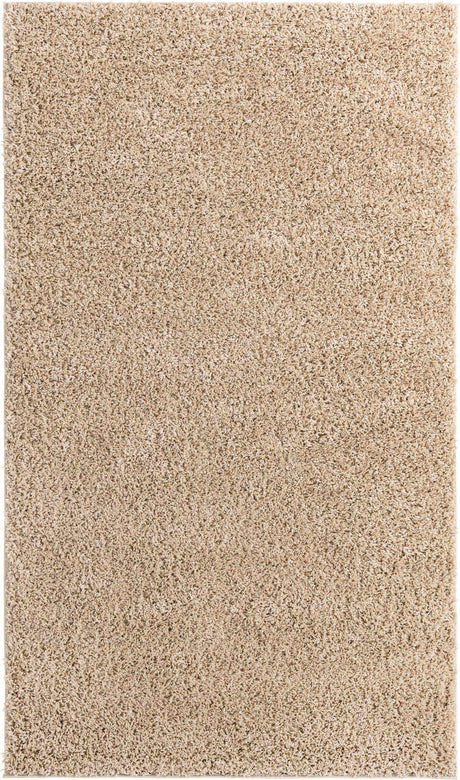 Taupe 5' x 8' Everyday Shag Rectangle Area Rug Thick Soft Touch Fluffy & Plush Shaggy Pile 100% Polypropylene With Cotton Backing Durable  Carpet for Sale at Rug Engine