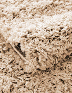 Taupe 3' 3 x 3' 3 Everyday Shag Square Area Rug Thick Soft Touch Fluffy & Plush Shaggy Pile 100% Polypropylene With Cotton Backing Durable  Carpet for Sale at Rug Engine