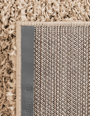 Taupe 5' x 5' Everyday Shag Square Area Rug Thick Soft Touch Fluffy & Plush Shaggy Pile 100% Polypropylene With Cotton Backing Durable  Carpet for Sale at Rug Engine