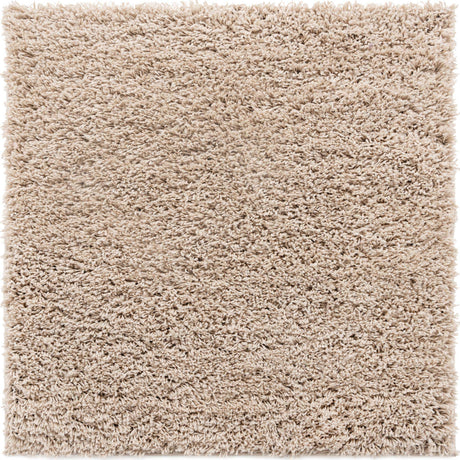 Taupe 3' 3 x 3' 3 Everyday Shag Square Area Rug Thick Soft Touch Fluffy & Plush Shaggy Pile 100% Polypropylene With Cotton Backing Durable  Carpet for Sale at Rug Engine