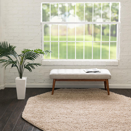 Taupe 6' x 6' Everyday Shag Octagon Area Rug Thick Soft Touch Fluffy & Plush Shaggy Pile 100% Polypropylene With Cotton Backing Durable  Carpet for Sale at Rug Engine