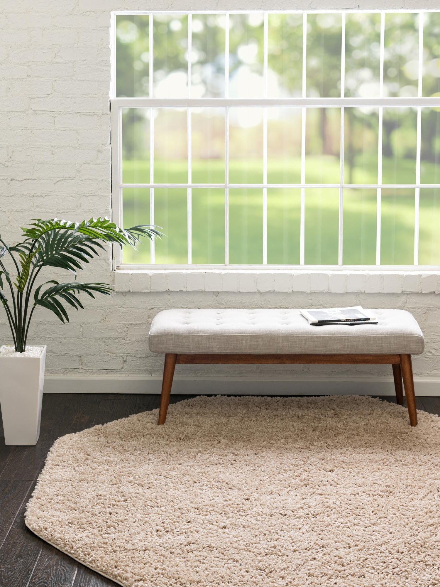 Taupe 7' 10 x 7' 10 Everyday Shag Octagon Area Rug Thick Soft Touch Fluffy & Plush Shaggy Pile 100% Polypropylene With Cotton Backing Durable  Carpet for Sale at Rug Engine