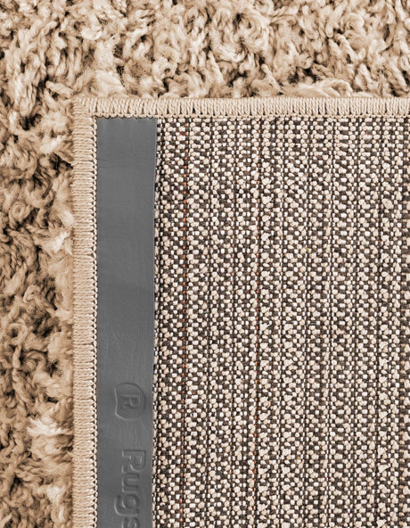 Taupe 4' x 4' Everyday Shag Octagon Area Rug Thick Soft Touch Fluffy & Plush Shaggy Pile 100% Polypropylene With Cotton Backing Durable  Carpet for Sale at Rug Engine