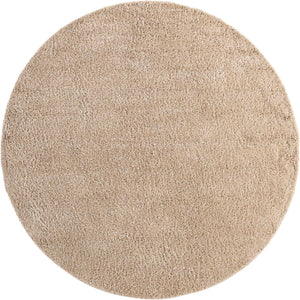 Taupe 10' 2 x 10' 2 Everyday Shag Round Area Rug Thick Soft Touch Fluffy & Plush Shaggy Pile 100% Polypropylene With Cotton Backing Durable  Carpet for Sale at Rug Engine