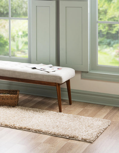 Taupe 2' 6 x 13' Everyday Shag Runner Area Rug Thick Soft Touch Fluffy & Plush Shaggy Pile 100% Polypropylene With Cotton Backing Durable  Carpet for Sale at Rug Engine