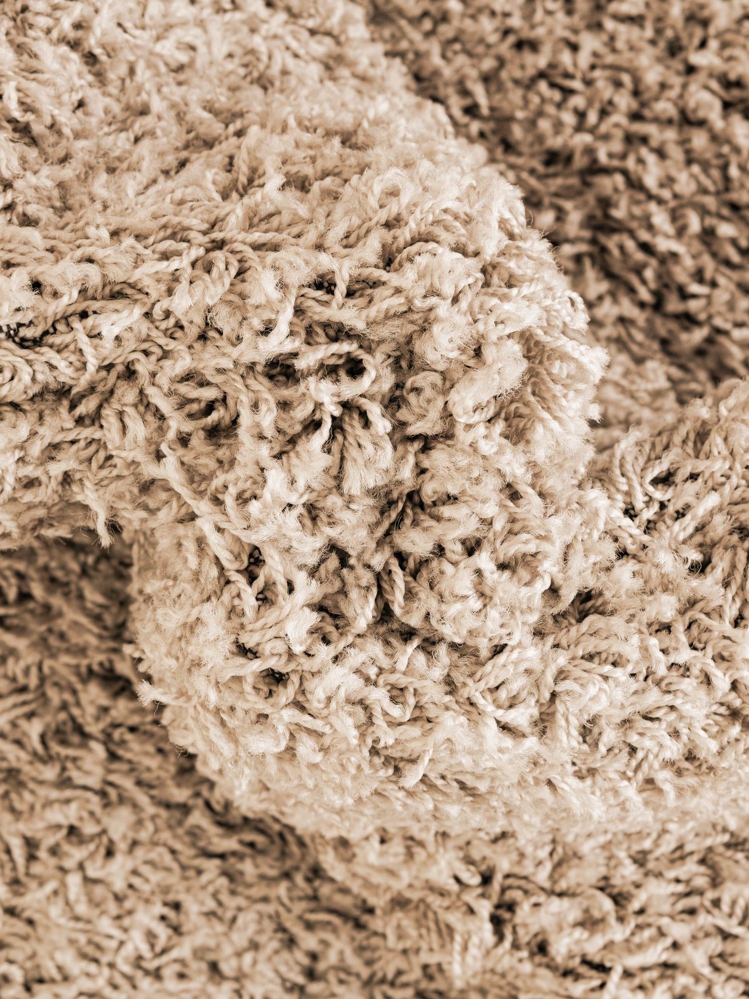 Taupe 2' 6 x 16' 5 Everyday Shag Runner Area Rug Thick Soft Touch Fluffy & Plush Shaggy Pile 100% Polypropylene With Cotton Backing Durable  Carpet for Sale at Rug Engine