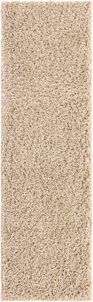 Taupe 2' 2 x 6' 7 Everyday Shag Runner Area Rug Thick Soft Touch Fluffy & Plush Shaggy Pile 100% Polypropylene With Cotton Backing Durable  Carpet for Sale at Rug Engine