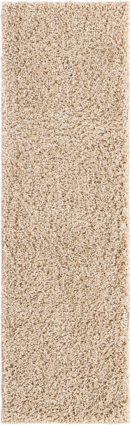 Taupe 2' 2 x 6' 7 Everyday Shag Runner Area Rug Thick Soft Touch Fluffy & Plush Shaggy Pile 100% Polypropylene With Cotton Backing Durable  Carpet for Sale at Rug Engine