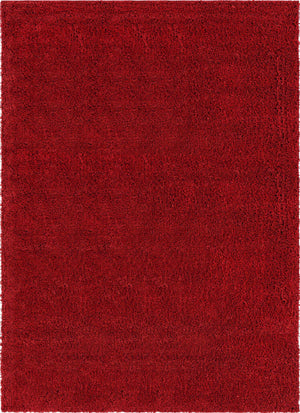 Cherry Red 9' x 12' Everyday Shag Rectangle Area Rug Thick Soft Touch Fluffy & Plush Shaggy Pile 100% Polypropylene With Cotton Backing Durable  Carpet for Sale at Rug Engine