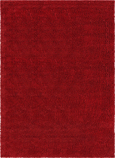 Cherry Red 9' x 12' Everyday Shag Rectangle Area Rug Thick Soft Touch Fluffy & Plush Shaggy Pile 100% Polypropylene With Cotton Backing Durable  Carpet for Sale at Rug Engine