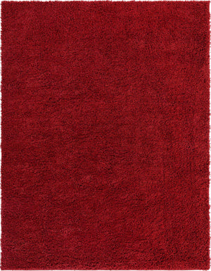 Cherry Red 8' x 10' Everyday Shag Rectangle Area Rug Thick Soft Touch Fluffy & Plush Shaggy Pile 100% Polypropylene With Cotton Backing Durable  Carpet for Sale at Rug Engine
