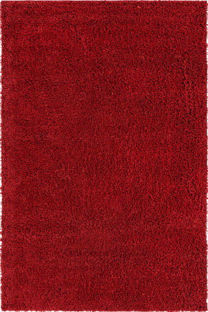 Cherry Red 6' x 9' Everyday Shag Rectangle Area Rug Thick Soft Touch Fluffy & Plush Shaggy Pile 100% Polypropylene With Cotton Backing Durable  Carpet for Sale at Rug Engine