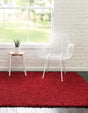 Cherry Red 4' x 6' Everyday Shag Rectangle Area Rug Thick Soft Touch Fluffy & Plush Shaggy Pile 100% Polypropylene With Cotton Backing Durable  Carpet for Sale at Rug Engine
