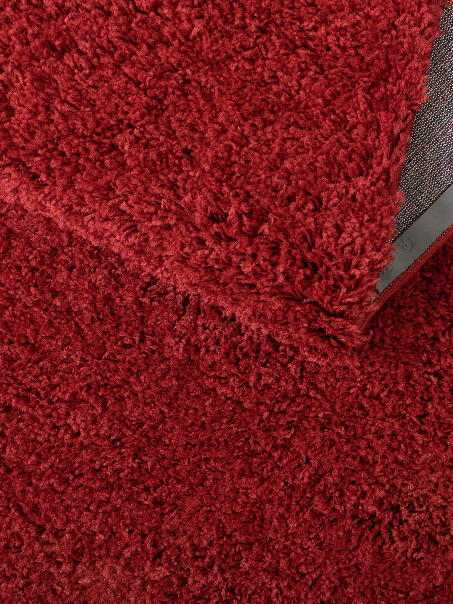 Cherry Red 3' 3 x 3' 3 Everyday Shag Square Area Rug Thick Soft Touch Fluffy & Plush Shaggy Pile 100% Polypropylene With Cotton Backing Durable  Carpet for Sale at Rug Engine
