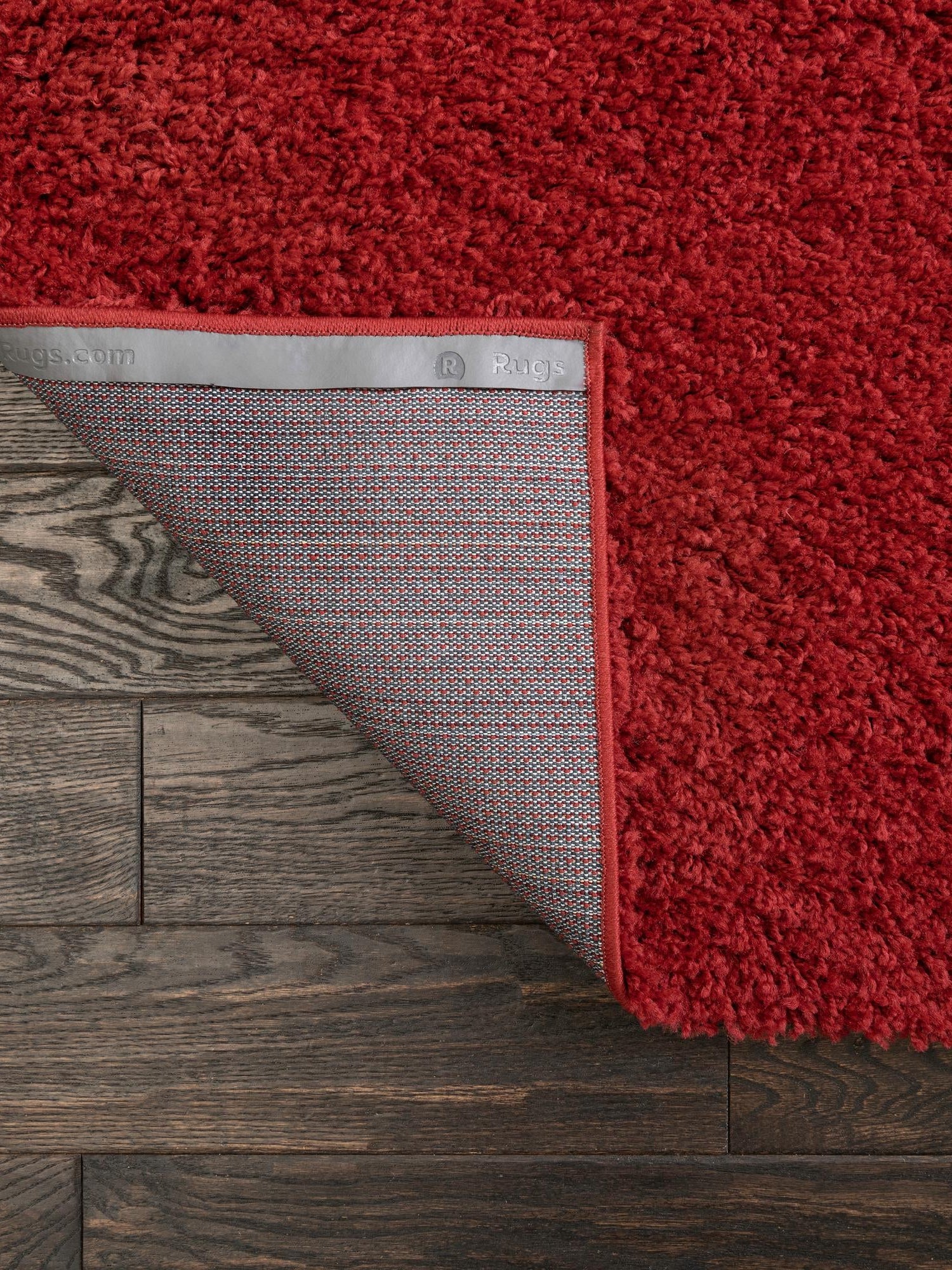 Cherry Red 5' x 5' Everyday Shag Square Area Rug Thick Soft Touch Fluffy & Plush Shaggy Pile 100% Polypropylene With Cotton Backing Durable  Carpet for Sale at Rug Engine