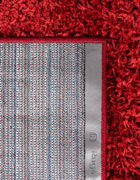 Cherry Red 6' x 6' Everyday Shag Octagon Area Rug Thick Soft Touch Fluffy & Plush Shaggy Pile 100% Polypropylene With Cotton Backing Durable  Carpet for Sale at Rug Engine
