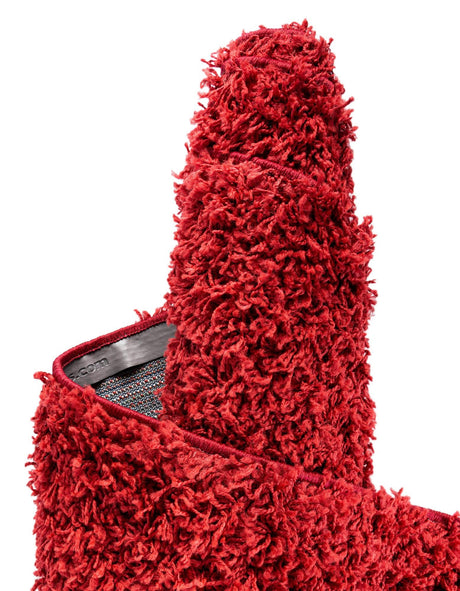 Cherry Red 7' 10 x 7' 10 Everyday Shag Octagon Area Rug Thick Soft Touch Fluffy & Plush Shaggy Pile 100% Polypropylene With Cotton Backing Durable  Carpet for Sale at Rug Engine