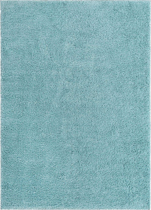 Turquoise 8' x 11' Everyday Shag Rectangle Area Rug Thick Soft Touch Fluffy & Plush Shaggy Pile 100% Polypropylene With Cotton Backing Durable  Carpet for Sale at Rug Engine