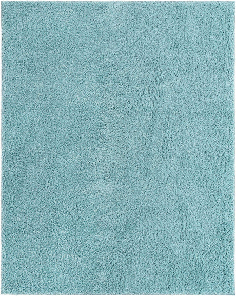 Turquoise 8' x 10' Everyday Shag Rectangle Area Rug Thick Soft Touch Fluffy & Plush Shaggy Pile 100% Polypropylene With Cotton Backing Durable  Carpet for Sale at Rug Engine