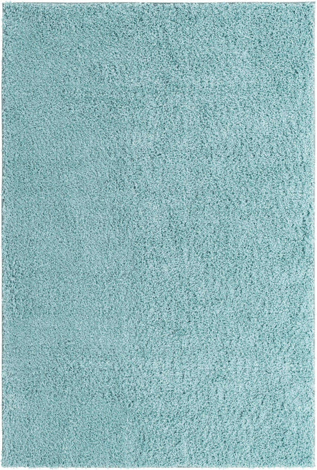 Turquoise 6' x 9' Everyday Shag Rectangle Area Rug Thick Soft Touch Fluffy & Plush Shaggy Pile 100% Polypropylene With Cotton Backing Durable  Carpet for Sale at Rug Engine