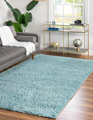 Turquoise 3' 3 x 5' 3 Everyday Shag Rectangle Area Rug Thick Soft Touch Fluffy & Plush Shaggy Pile 100% Polypropylene With Cotton Backing Durable  Carpet for Sale at Rug Engine